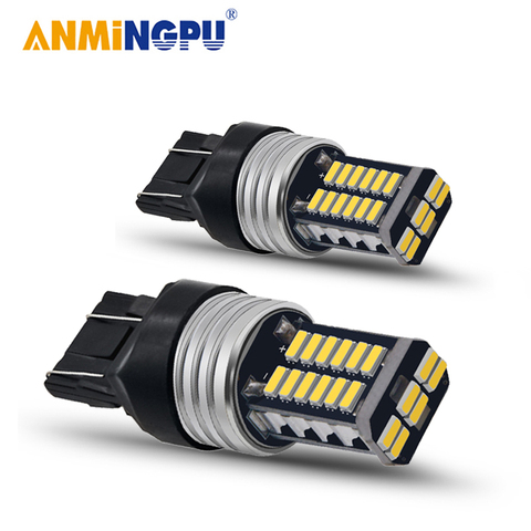 ANMINGPU 2X Signal Lampe T20 7443 W21/5W Led 7440 W21W WY21W Canbus 4014SMD T25 LED 3157 P27/7W 3156 P27W Clignotant Clignotant ► Photo 1/6