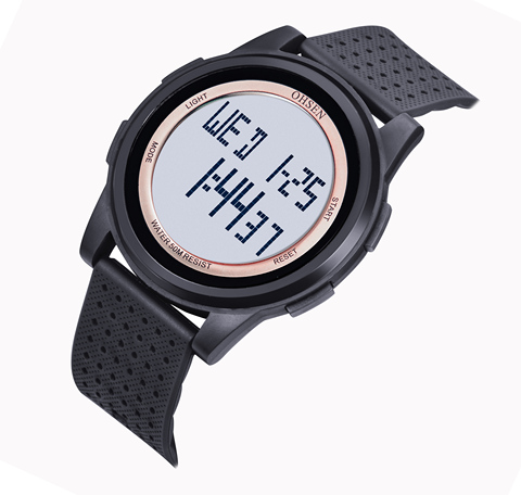 Montre numérique de Sport pour hommes et femmes, montre-bracelet électronique à LED, mode unisexe, étanche, pour la natation, cadeau ► Photo 1/6