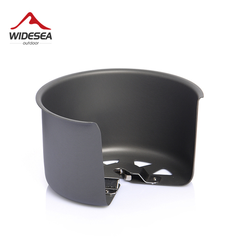 Widesea-pare-vent pour cuisinière à gaz Camping, brûleur d'extérieur, protection contre le vent, ensemble de cuisine Portable coupe-vent à gaz ► Photo 1/6