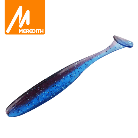 Meredith Easy Shiner leurres souples 10 cm/4.8g 7 pièces/lot appâts artificiels appâts Double couleur carpe matériel de pêche leurres de pêche ► Photo 1/6