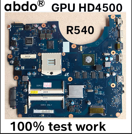 Carte mère BREMEN2-L BREMEN-VE pour Samsung R540 NP-R540, GPU HD4500 pour ordinateur portable, BA41-01285A BA92-06626A BA92-06626B 100% testé ► Photo 1/4