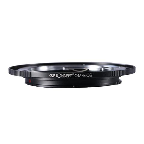 K & F CONCEPT caméra monture d'objectif bague d'adaptation pour NIKON G/Olympus OM monture d'objectif sur pour Canon EOS EF monture de caméra corps ► Photo 1/6