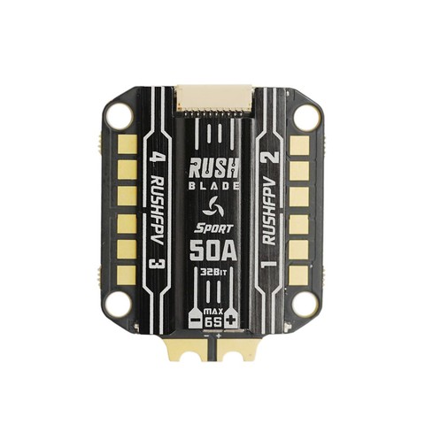 RUSH BLADE – ESC sans balais pour Drone de course RC FPV, édition SPORT 50A F051 48MHz 48K PWM 3S ~ 6S BLHeli_32 4 en 1, 30.5x30.5mm ► Photo 1/4