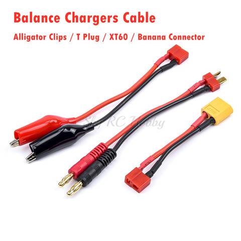 IMAX B6 B6AC chargeur de charge pinces Alligator/T Plug/XT60/banane connecteur Balance chargeurs câble 2S-6S batterie ► Photo 1/6