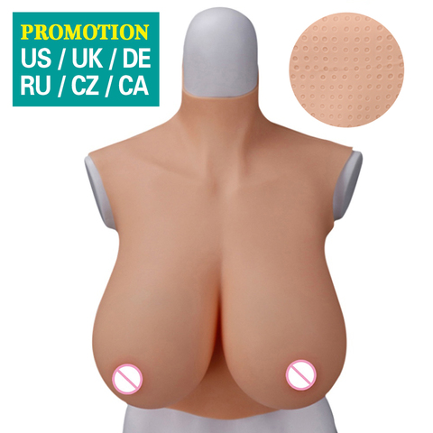 Dokier crosscommode silicone sein formes faux seins cosplay seins transexuel glisser reine meme travesti B C D F H tasse ► Photo 1/6