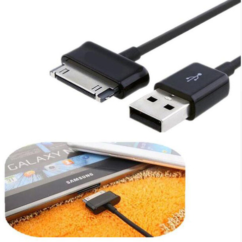 Chargeur USB Câble De Données De Charge Cordon pour Samsung galaxy tab 2 3 Note P1000 P3100 P3110 P5100 P5110 P7300 P7310 P7500 P7510 N8000 ► Photo 1/2