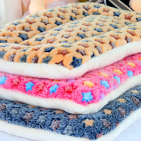 Chien Couverture Polaire Animal Couverture Pour Chiens Et Chats Lit Pour Grand chiens Imprimé Léopard Chat Tapis Doux Coussin Chaud Couette Coton Éponge 15 ► Photo 1/6