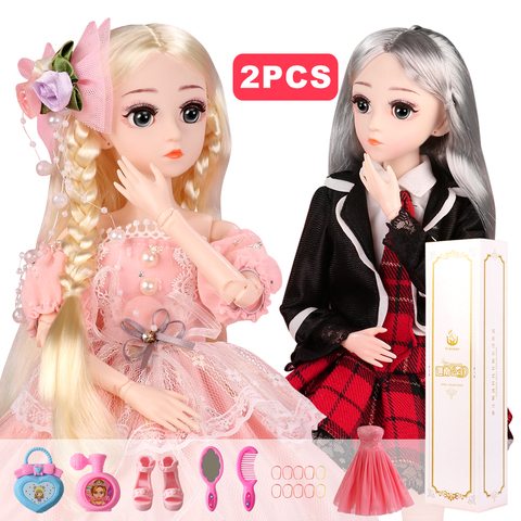 UCanaan (achetez 1 obtenez 1 gratuit) BJD Doll 1/4 18 poupées SD articulées avec ensemble de vêtements tenues meilleur cadeau pour les filles enfants Playhouse ► Photo 1/6