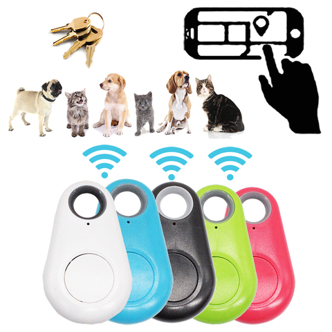 Mini mode chien intelligent animaux de compagnie Bluetooth 4.0 GPS Tracker Anti-perte alarme étiquette sans fil enfant sac portefeuille clé localisateur ► Photo 1/5