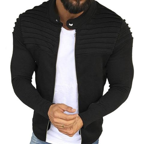 MRMT 2022 tout nouveau Style hommes décontracté couleur unie froissé Cardigan homme hauts Cardigan fermeture éclair vêtements pull pour homme ► Photo 1/6