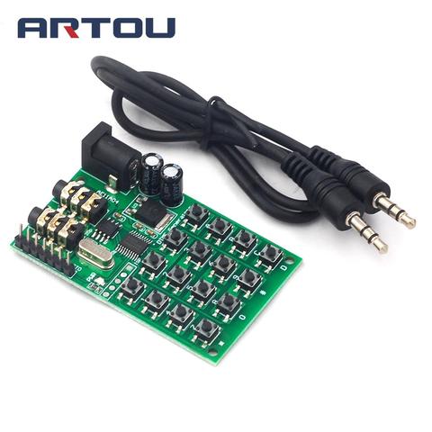 AE11A04 DTMF Module générateur Audio voix double Encode carte émetteur 5 ~ 24VDC pour clavier MCU ► Photo 1/4