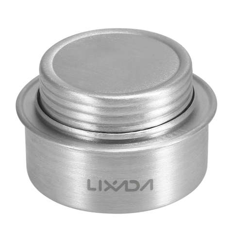 LIXADA – Mini réchaud de Camping Portable en alliage d'aluminium, brûleur d'alcoolho avec couvercle pour randonnée en plein air ► Photo 1/6