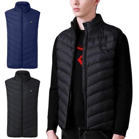 Gilet chauffant électrique rechargeable sans manches pour homme ► Photo 1/6