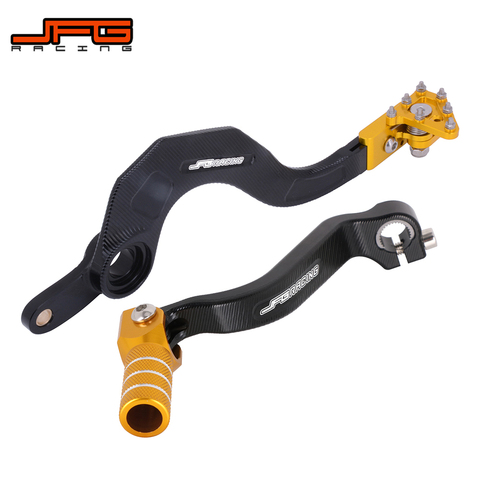 Moto CNC manette de vitesse changement de vitesse arrière pied frein pédale levier pour SUZUKI RMZ450 RMZ 450 2008-2022 RMX450Z RMX 450Z 2010 2011 2017 ► Photo 1/6