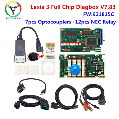 Lexia 3 – PP2000 Diagbox V7.83 outil de Diagnostic automatique, puce complète 921815C, pour Peugeot et citroën ► Photo 1/6