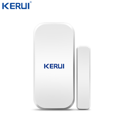Kerui – détecteur magnétique d'ouverture de porte/fenêtre, 433MHz, sans fil, pour système d'alarme de sécurité domestique, clavier tactile ► Photo 1/3