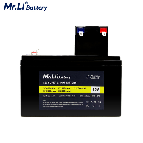 Batterie Lithium-ion Rechargeable pour enfant, 12V, 7ah, 12V, 9ah, 12V, 12V, 15ah, 12V, 21ah, pour détecteur de poissons ► Photo 1/6