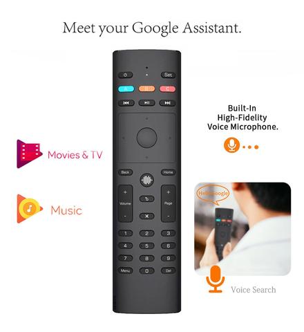 VONTAR – télécommande vocale G40S Air Mouse, sans fil, avec apprentissage IR, pour Android TV Box PC ► Photo 1/6