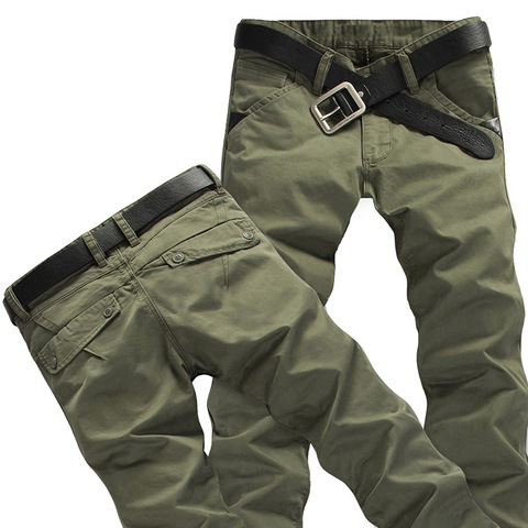 Pantalon Cargo robuste et élastique pour homme, salopette militaire militaire, coupe cintrée, tactique et décontractée, offre spéciale, 38, été, hiver, 2022 ► Photo 1/6