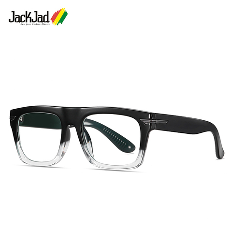 JackJad – lunettes à monture Anti-bleu, Vintage, carré, TR90, Design De marque à la mode, TR3394 ► Photo 1/6