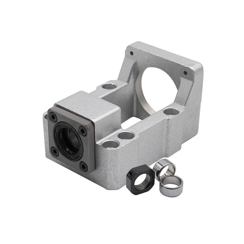 Support de vis de siège en aluminium HM12-57/60 v HM15, servo moteur pas à pas, support fixe intégré pour NEMA23 NEMA 24 ► Photo 1/6