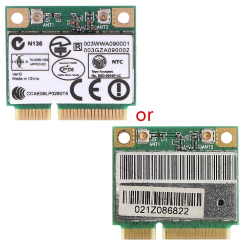 AR9285 AR5B95 demi-hauteur Mini PCI-E 150Mbps sans fil Wlan WiFi carte pour Atheros ► Photo 1/5