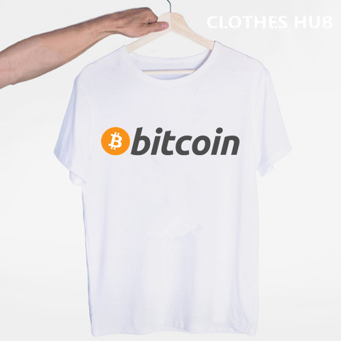 Bitcoin Logo Original T-Shirt imprimé à manches courtes T-Shirt nouveau haute qualité hommes t-shirts ► Photo 1/2