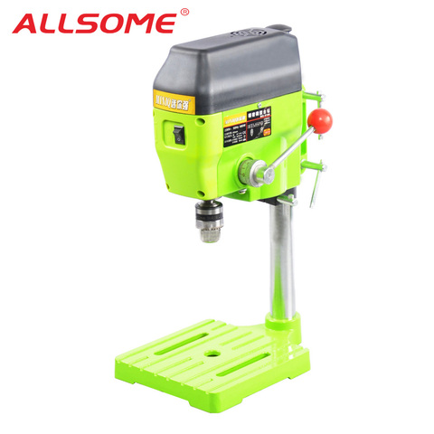 ALLSOME – perceuse à colonne 480W, mandrin de perçage 1-10mm pour bricolage, outils électriques en bois et en métal ► Photo 1/2