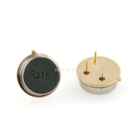 5 pièces/lot rond 315MHZ 315mhz filtre scie oscillateur résonateur R315A R315 TO-39 3 broches ► Photo 1/1