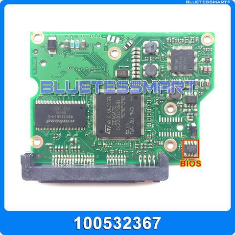 Le disque dur partie la carte de circuit imprimé de carte mère de carte PCB 100532367 pour la réparation de disque dur de récupération de données de SATA hdd de Seagate 3.5 ► Photo 1/3