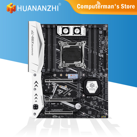 HUANANZHI – carte mère X99 TF, processeur Intel XEON E5 LGA2011-3, mémoire DDR3, 4 RECC NON-ECC, double NVME, pour serveur et station de travail ► Photo 1/5