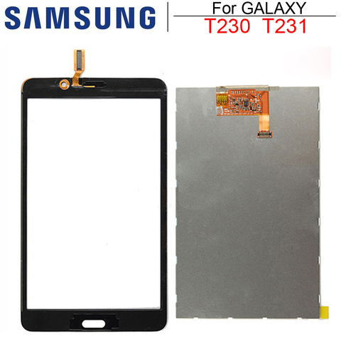 Nouveau 7 ''pour Samsung Galaxy Tab 4 7.0 T231 SM-T231 T230 SM-T230 écran tactile LCD affichage matrice panneau tablette pièces de rechange ► Photo 1/1