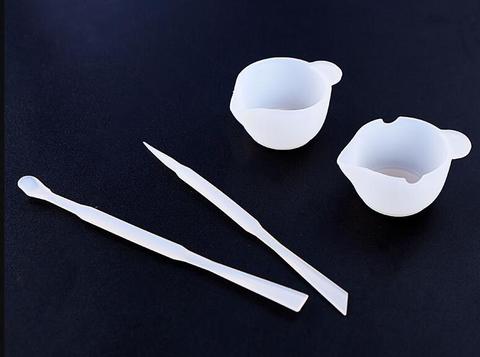 Tasse à mesurer transparente en Silicone, tasse fendue, barre de brassage, moule en résine de Silicone, outil de fabrication de bijoux à la main, tasse en résine époxy ► Photo 1/5