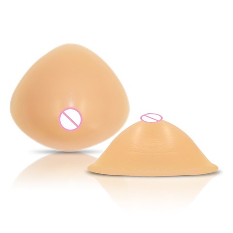 Prothèse mammaire sans fil coussin mammaire en Silicone réaliste faux sein pour soutien-gorge de mastectomie femmes Cancer du sein ou rehausseur ► Photo 1/6