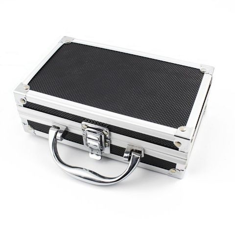 Boîte à outils portative d'alliage d'aluminium mallette de transport pratique de voyage de stockage avec l'éponge T8WE ► Photo 1/6