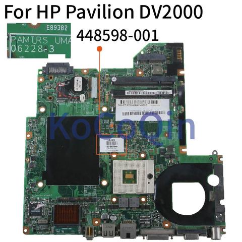 KoCoQin – carte mère pour ordinateur portable HP, composant pc, compatible avec les modèles V3000, DV2000, 448598, 001, 06228, 3, 965, DDR2 ► Photo 1/6