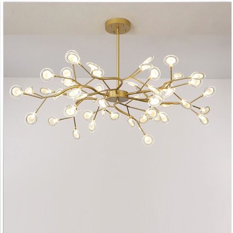 Moderne luciole LED lustre lumière élégant arbre branche lustre lampe décorative luciole plafond lustre éclairage suspendu ► Photo 1/6