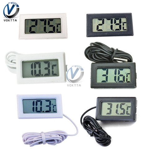 Mini sonde LCD numérique réfrigérateur congélateur thermomètre capteur thermomètre thermographe pour Aquarium réfrigérateur Kit Chen Bar utilisation ► Photo 1/6