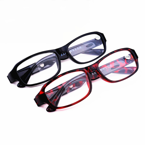 Seemfly femmes hommes résine lunettes de lecture presbytie lunettes Portable personnes âgées lunettes loupes + 1.0 1.5 2.0 à 6.0 ► Photo 1/6