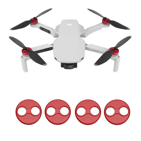 4 pièces capot de couvercle de moteur pour DJI Mavic Mini Drone anti-poussière protecteur de moteur garde accessoire de protection en Aluminium lumière Slip-over ► Photo 1/6