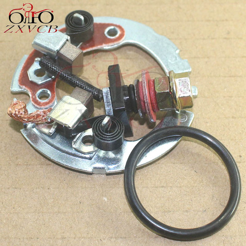 1 jeu de pièces de balais de carbone pour démarreur de moto, pour SV650 1999-2008 SV650S ABS 1999-2008 650 S SV 650 S ► Photo 1/1