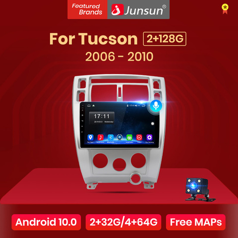 Junsun V1 Android 10 2G + 32G DSP autoradio multimédia lecteur vidéo pour Hyundai Tucson 2004 2005 2006-2009 Navigation GPS 2 din ► Photo 1/6