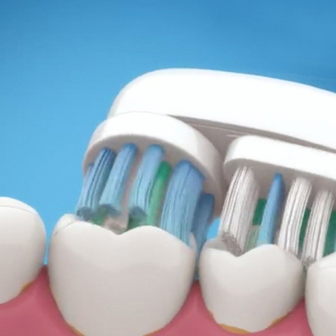 Têtes de rechange de brosse à dents, pour brosse à dents, électrique, Type Rotation B, professionnel, santé, triomphe, puissance d'avance ► Photo 1/2