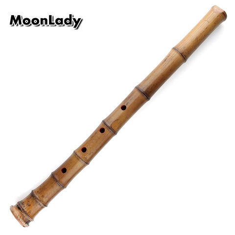 Shakuhachi-Instruments musicaux en bois de 5 trous, flûte verticale nouveauté bambou avec racine, Instrument en bois, pas Nan Xiao ► Photo 1/6