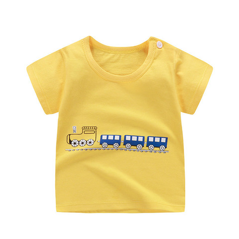 Unini-yun-vêtement d'été pour enfants, Costumes garçon et fille, T-shirt court pour enfants ► Photo 1/5