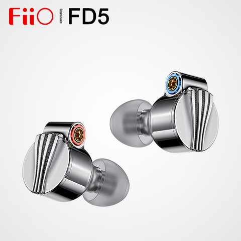 Écouteurs intra-auriculaires dynamiques enduits de béryllium Fiio FD5 avec Tubes sonores interchangeables 2.5/3.5/4.4mm et prise Audio MMCX ► Photo 1/6