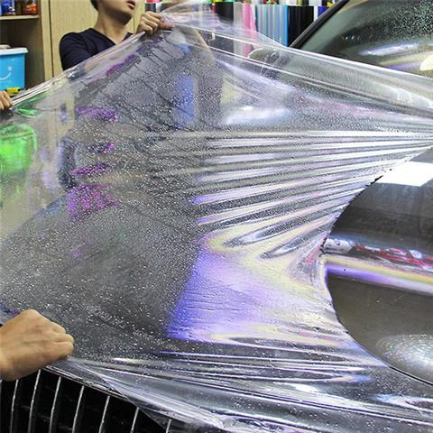 Film de Protection pour voiture | Film de Protection Transparent pour voiture, avec 3 couches PPF film de Protection pour voiture, autocollant de Protection pour voiture, 50X200CM ► Photo 1/6