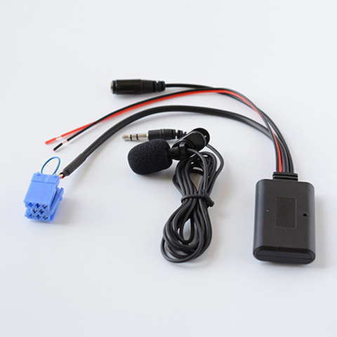 Adaptateur sans fil Bluetooth 5.0, 8 broches, câble d'entrée Audio, Microphone, appel gratuit, pour Smart Fortwo 450, Radio auxiliaire MP3, nouveau ► Photo 1/6