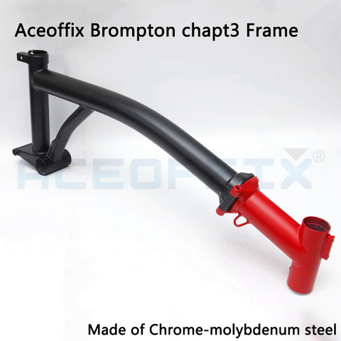 Aceoffix – vélo Brompton 2022, cadre en acier chromé-molybdène, 2KG seulement ► Photo 1/4