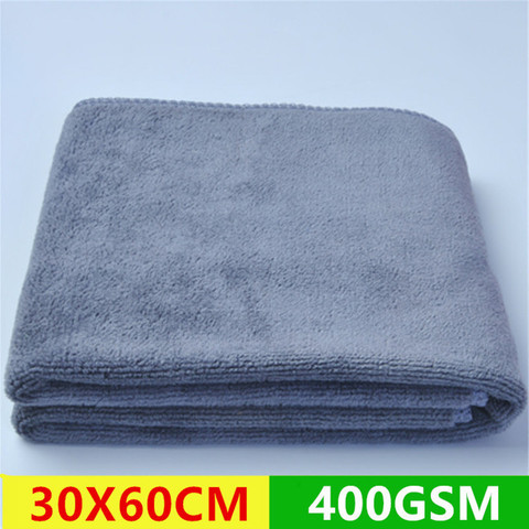 30/40/60cm chiffons d'essuyage microfibre efficace Super doux serviette absorbante lavage de voiture soins nettoyage à domicile serviette séchage serviettes en tissu ► Photo 1/6